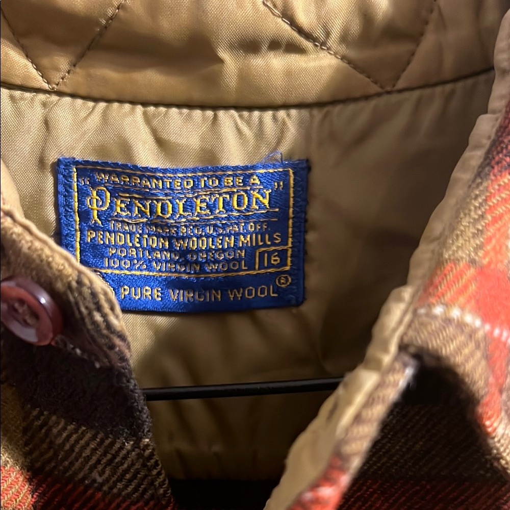 Pendleton Men's Wool Jacket - vintage 50-60's